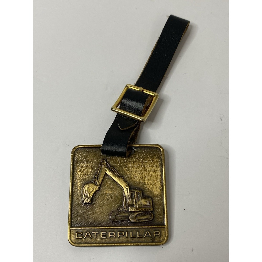 Caterpillar Cat 225 Track Excavator  Advertising‎ Pocket Watch Fob Vintage #2